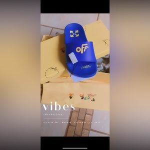 AUTHENTIC OFF-WHITE SLIDES